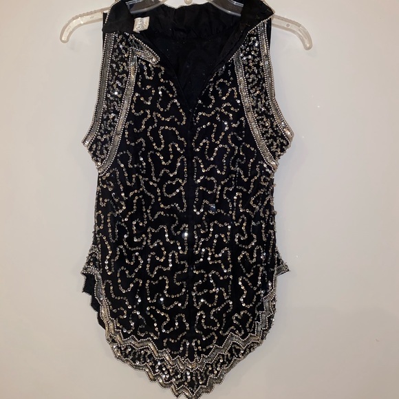 Vintage Sequin Blouse - Picture 2 of 5